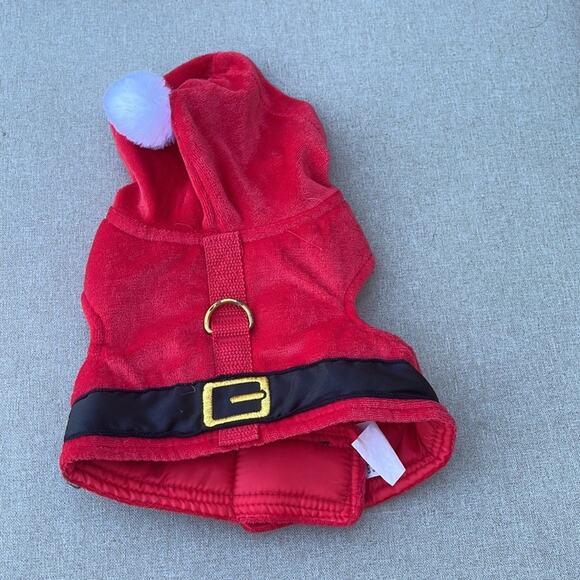 Santa Suit Dog Harness Jacket size small - Picture 3 of 6